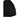 Bonnet noir Anta pour hiver, design simple avec couture contrastée et logo discret.
