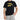 T-shirt noir pour homme ANTA avec logo doré métallisé sur la poitrine, coupe droite, col rond, style sportif et décontracté