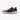 Chaussure de basketball Anta pour homme, en violet et rose fluo avec semelle blanche et grise, design dynamique et performant pour le jeu en salle.