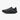 Chaussure de running Anta noire pour homme avec semelle épaisse profilée et logo argenté, conçue pour la performance et le confort léger.