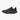 `Side view of an all-black men’s lightweight running sneaker with breathable mesh upper, cushioned sole, and streamlined design for athletic performance or everyday wear, displayed on a white background