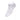 Chaussette Anta blanche basse avec logo gris, style sport respirant – Anta white low-cut sock with grey logo, breathable sports style.


