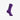 Chaussette violette avec logo noir pour sport et performance, purple sports sock with black logo for athletic use

