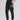 Pantalon jogging Anta noir avec bande beige et logo Anta Sports Club, coupe ajustée avec chevilles élastiquées.

