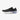 Chaussures de running Anta noires avec semelle blanche et dégradé violet-bleu – Black Anta running shoes with white sole and purple-blue gradient